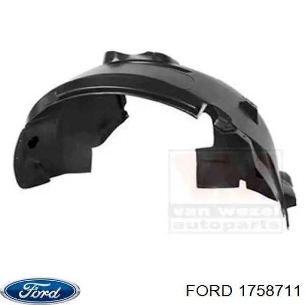 Nadkole błotnika przedniego prawe Ford 1758711 cena, od 56,18 USD