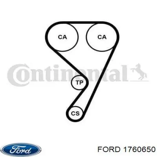 1760650 Ford pasek rozrządu