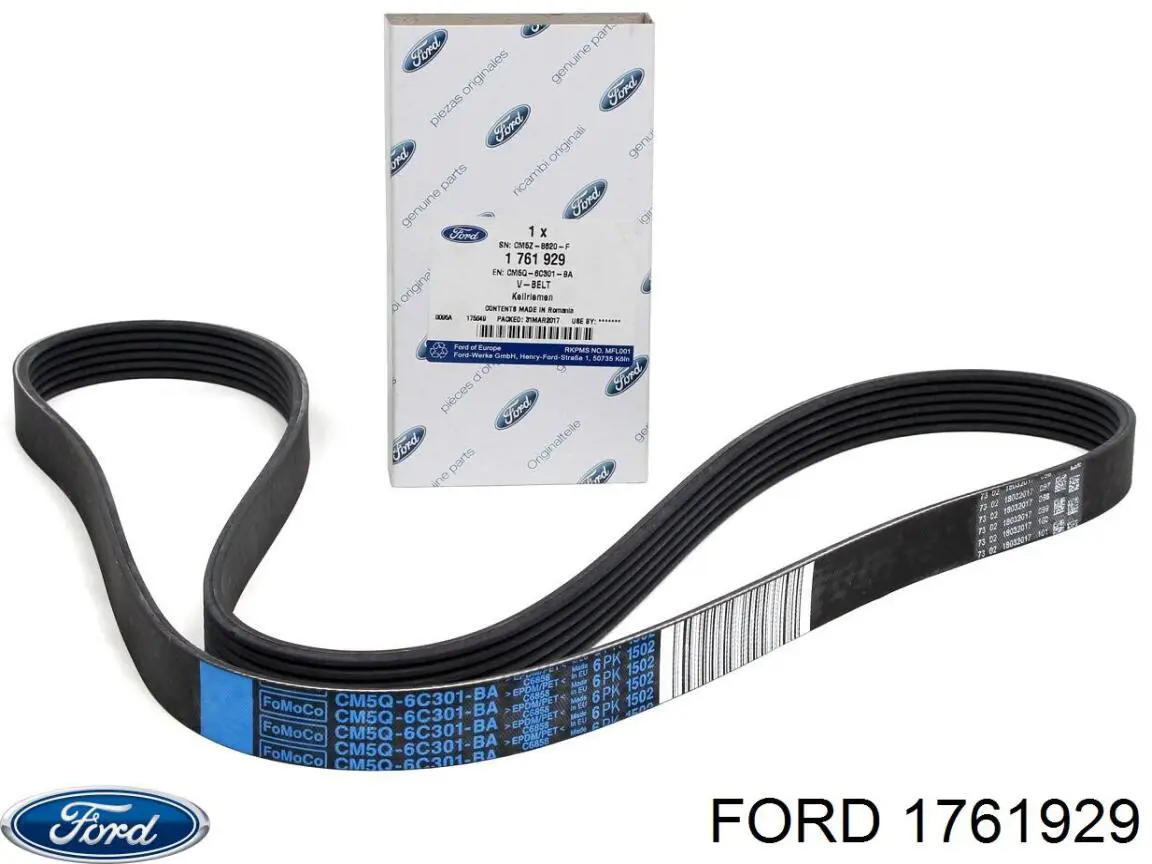 1761929 Ford Pas napędowy mechanizmów