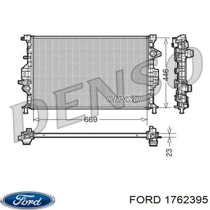 Do koszyka 1762395 Ford Chłodnica silnika