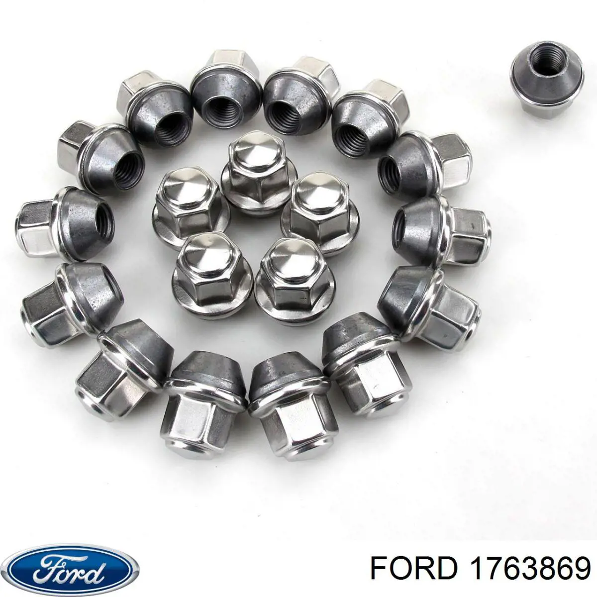 Do koszyka 1763869 Ford Nakrętka koła