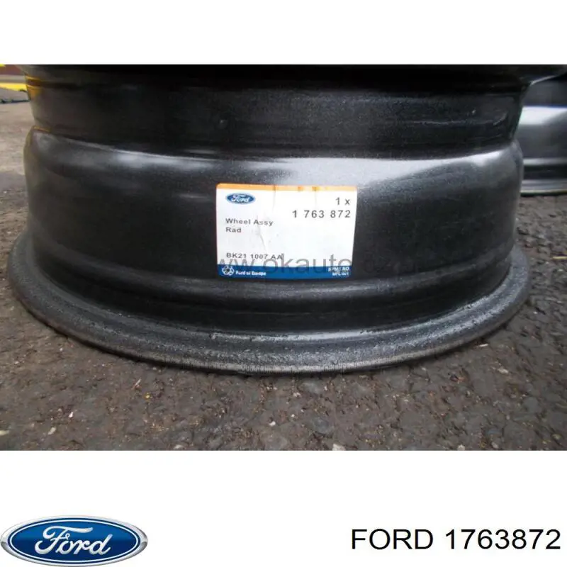 1763872 Ford Felgi stalowe (kute)