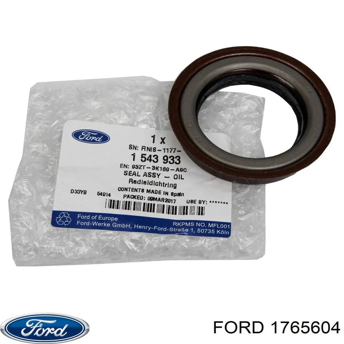 Śruba głowicy cylindrów Ford 1765604 cena, od 11,17 USD