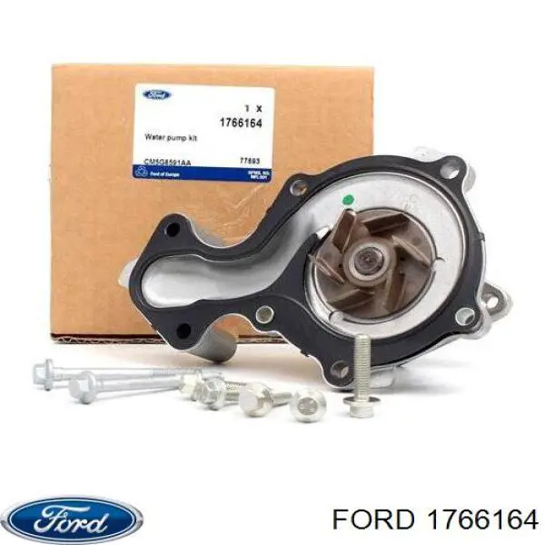 1766164 Ford Pompa chłodzenia wodą, w komplecie z obudową