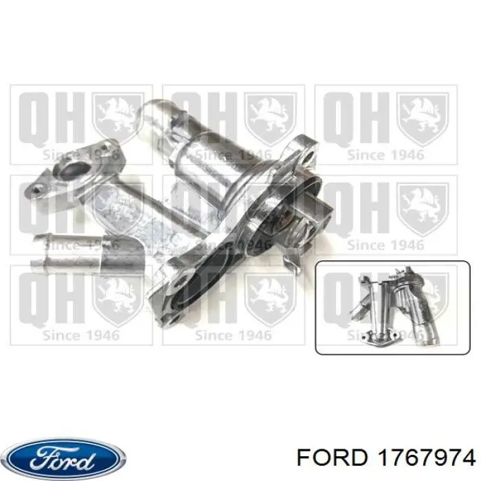 Do koszyka 1767974 Ford Obudowa termostatu