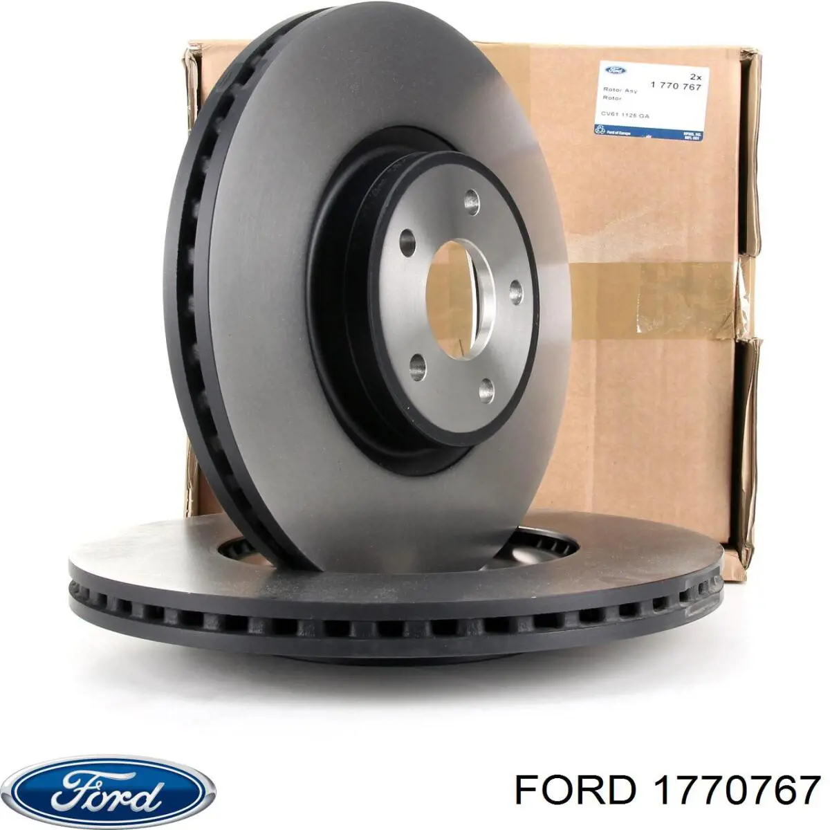 Tarcza hamulcowa przednia Ford 1770767 cena, od 56,25 USD