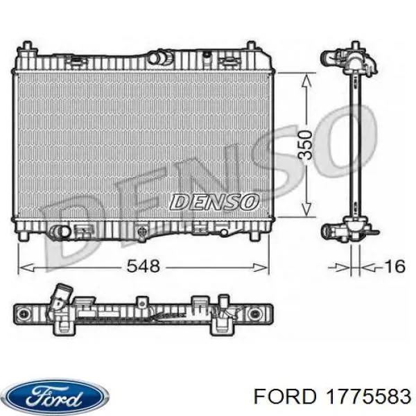 Do koszyka 1775583 Ford Chłodnica silnika