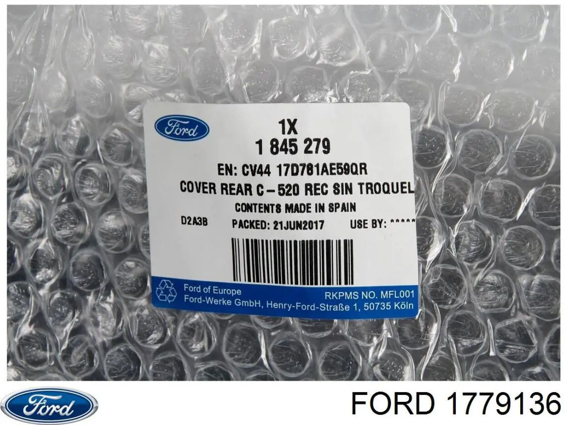 Zderzak przedni Ford 1779136 cena, od 115,72 USD