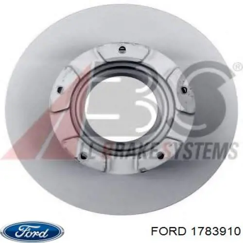 1783910 Ford Tarcza hamulcowa tylna