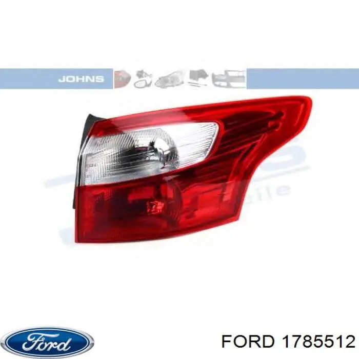 Lampa zespolona tylna prawa zewnętrzna Ford 1785512 cena, od 143,09 USD