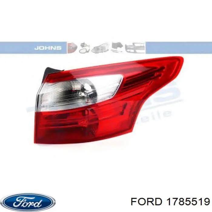 Do koszyka 1785519 Ford Lampa zespolona tylna prawa zewnętrzna
