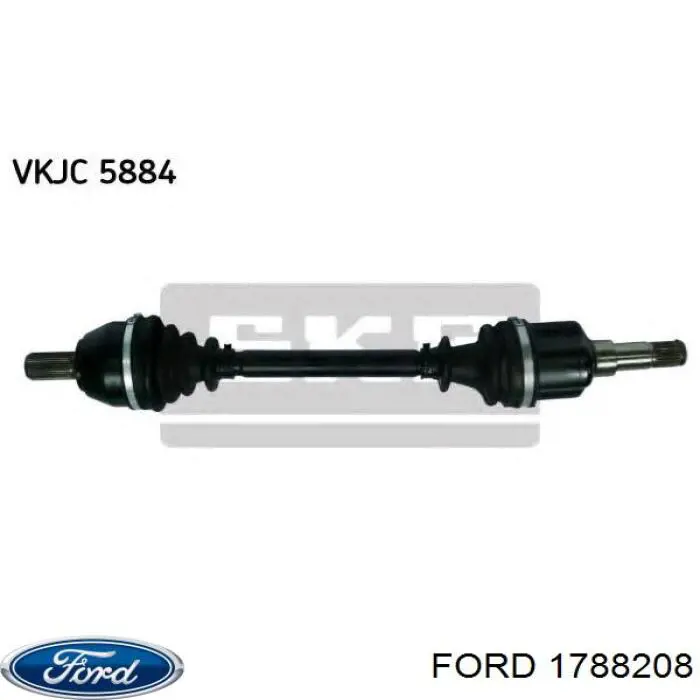 1788208 Ford Półoś napędowa przednia lewa