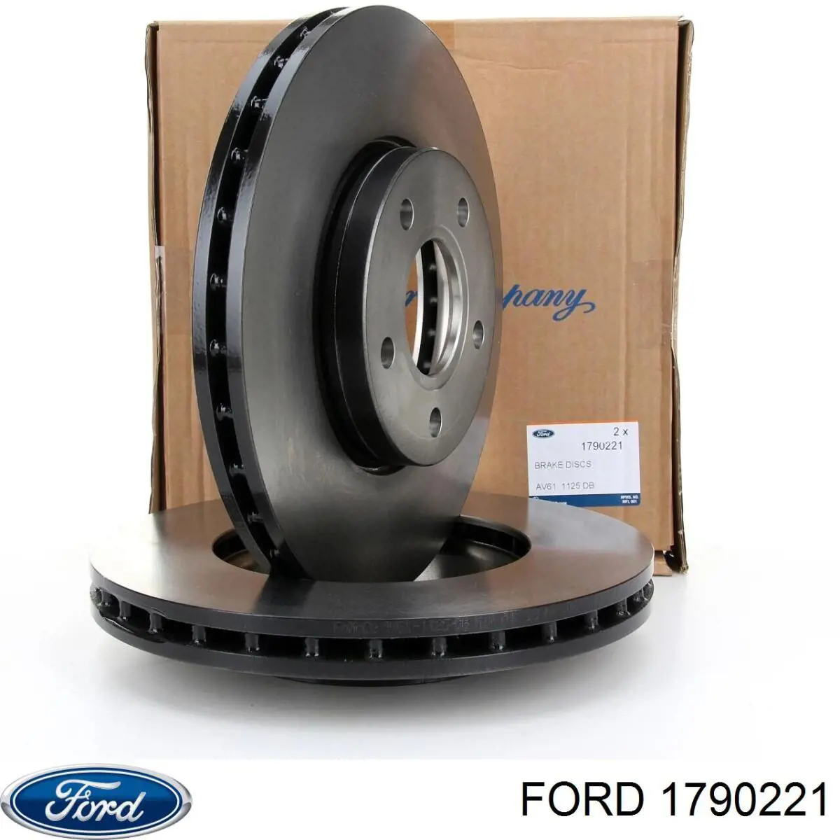 Do koszyka 1790221 Ford Tarcza hamulcowa przednia