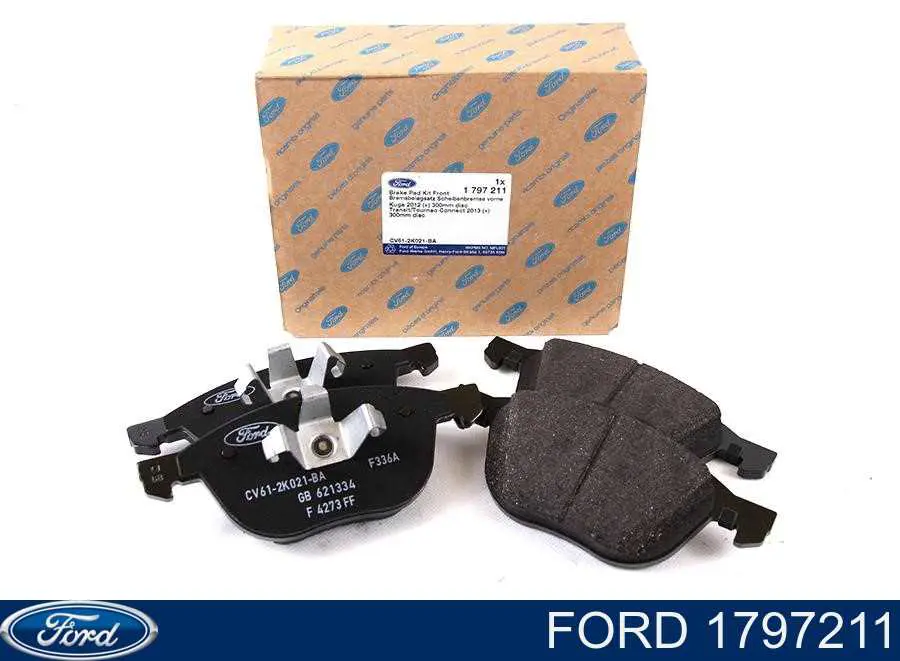 Klocki hamulcowe przednie tarczowe Ford 1797211 cena, od 31,43 USD