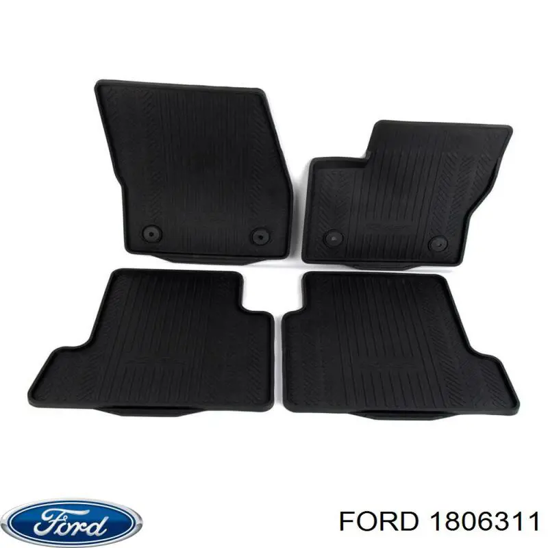 Dywaniki przód+tył, komplet Ford 1806311 cena, od 216,93 USD