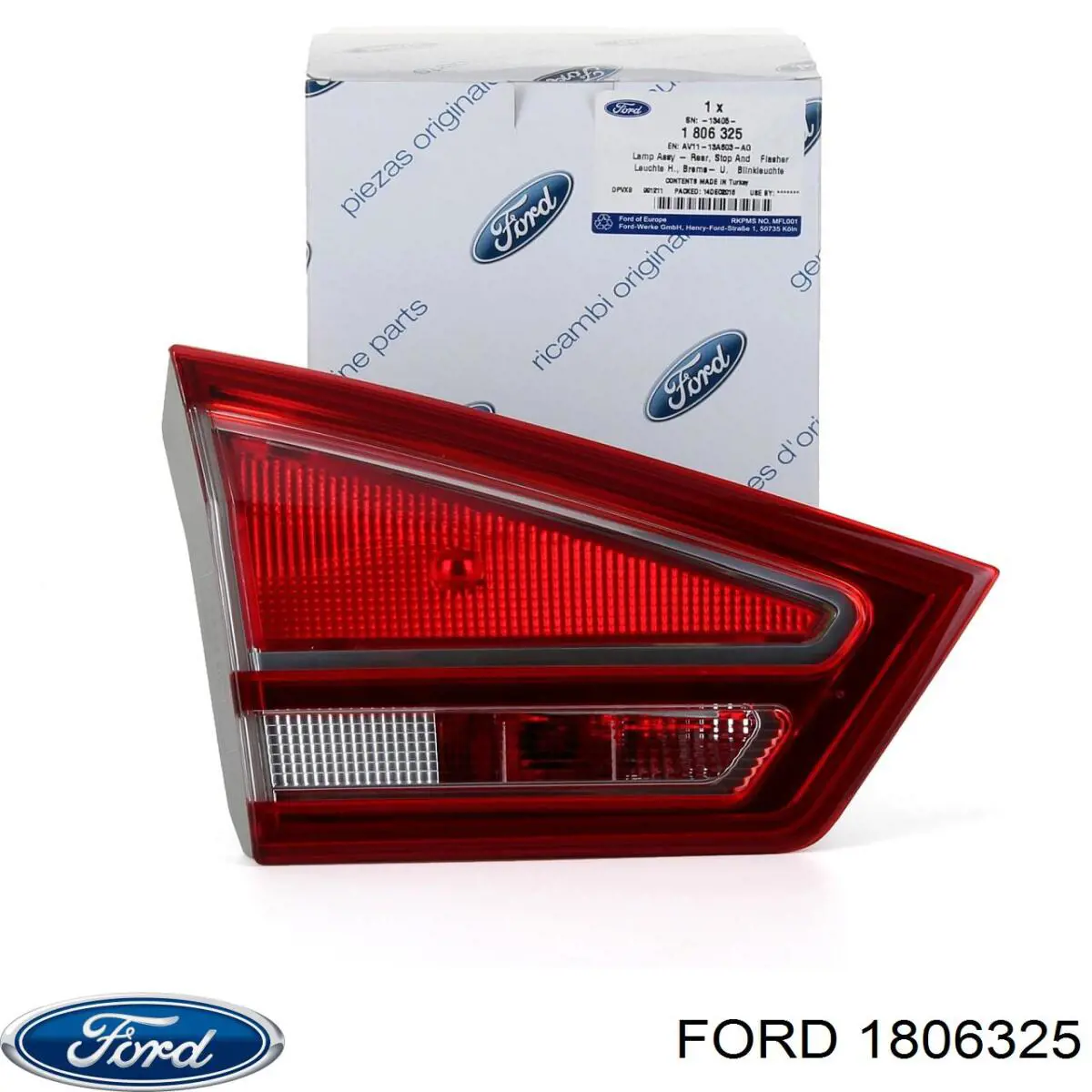 AV1113A603AG Ford Lampa zespolona tylna lewa
