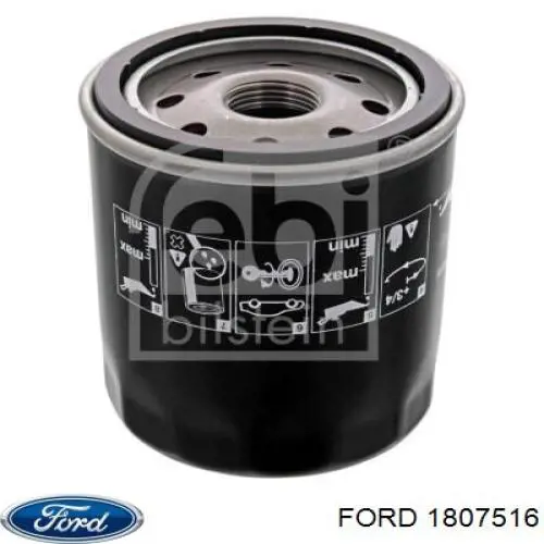 Filtr oleju Ford 1807516 cena, od 4,82 USD