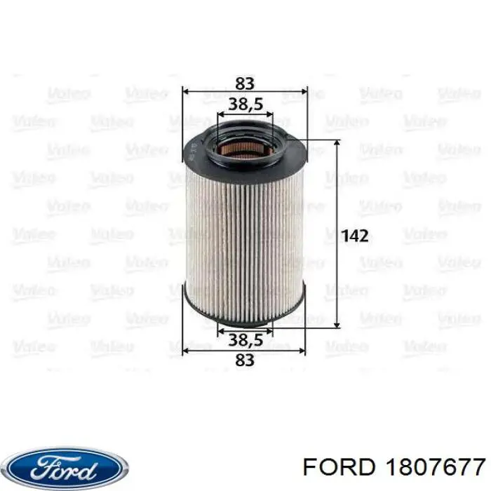 1807677 Ford Szyba przednia