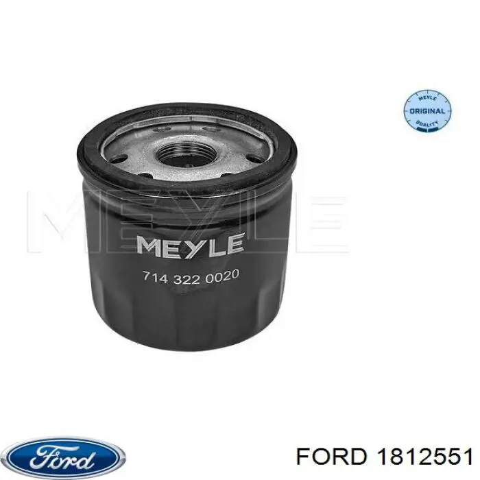 Do koszyka 1812551 Ford Filtr oleju