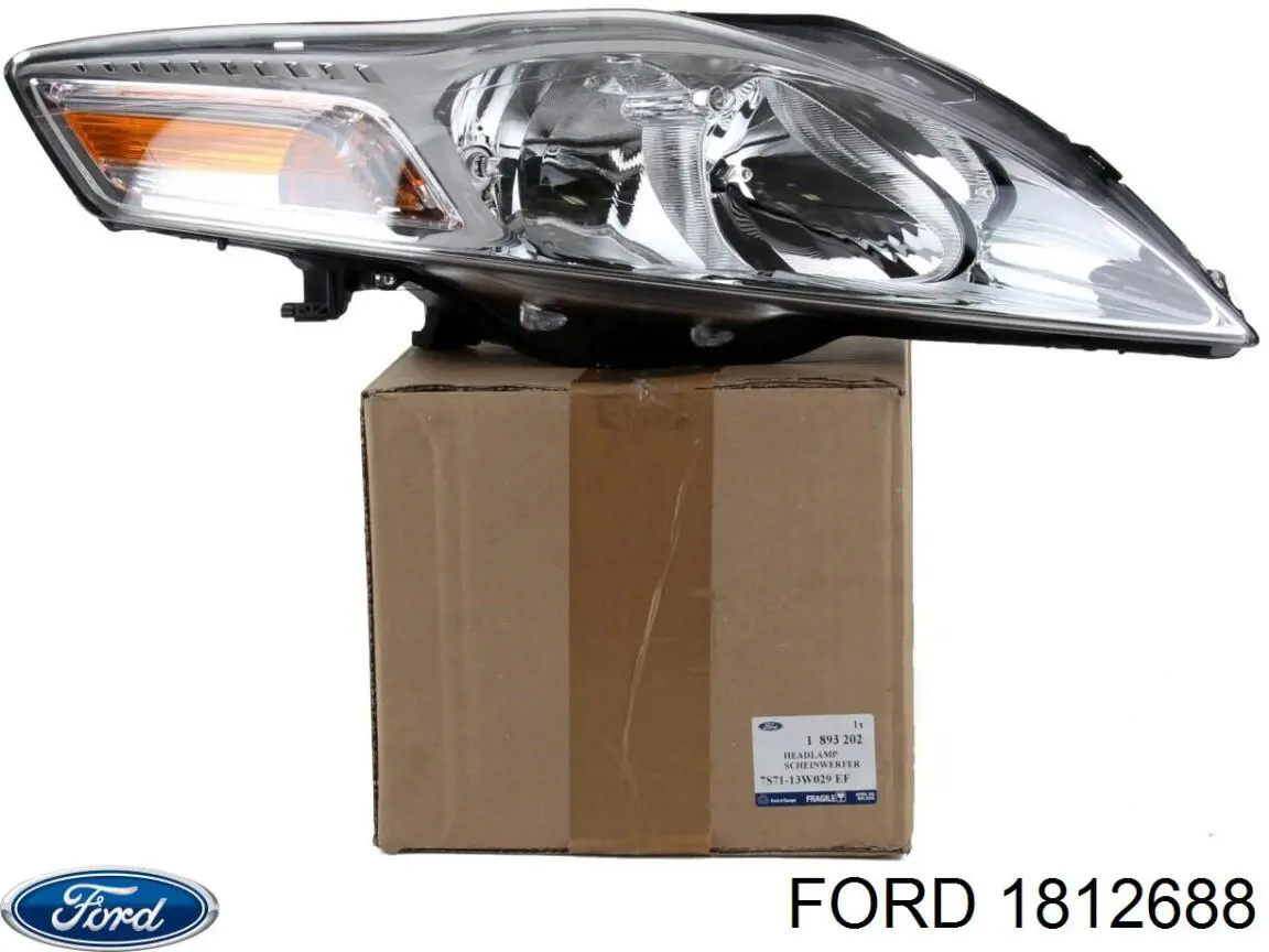 Reflektor prawy 1812688 Ford