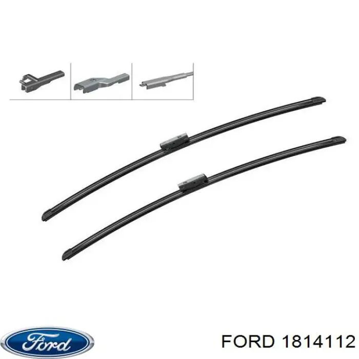 1814112 Ford Pióro wycieraczki szyby przedniej, zestaw (2 szt.)