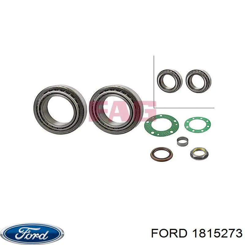 Do koszyka 1815273 Ford Lożysko piasty tylnej