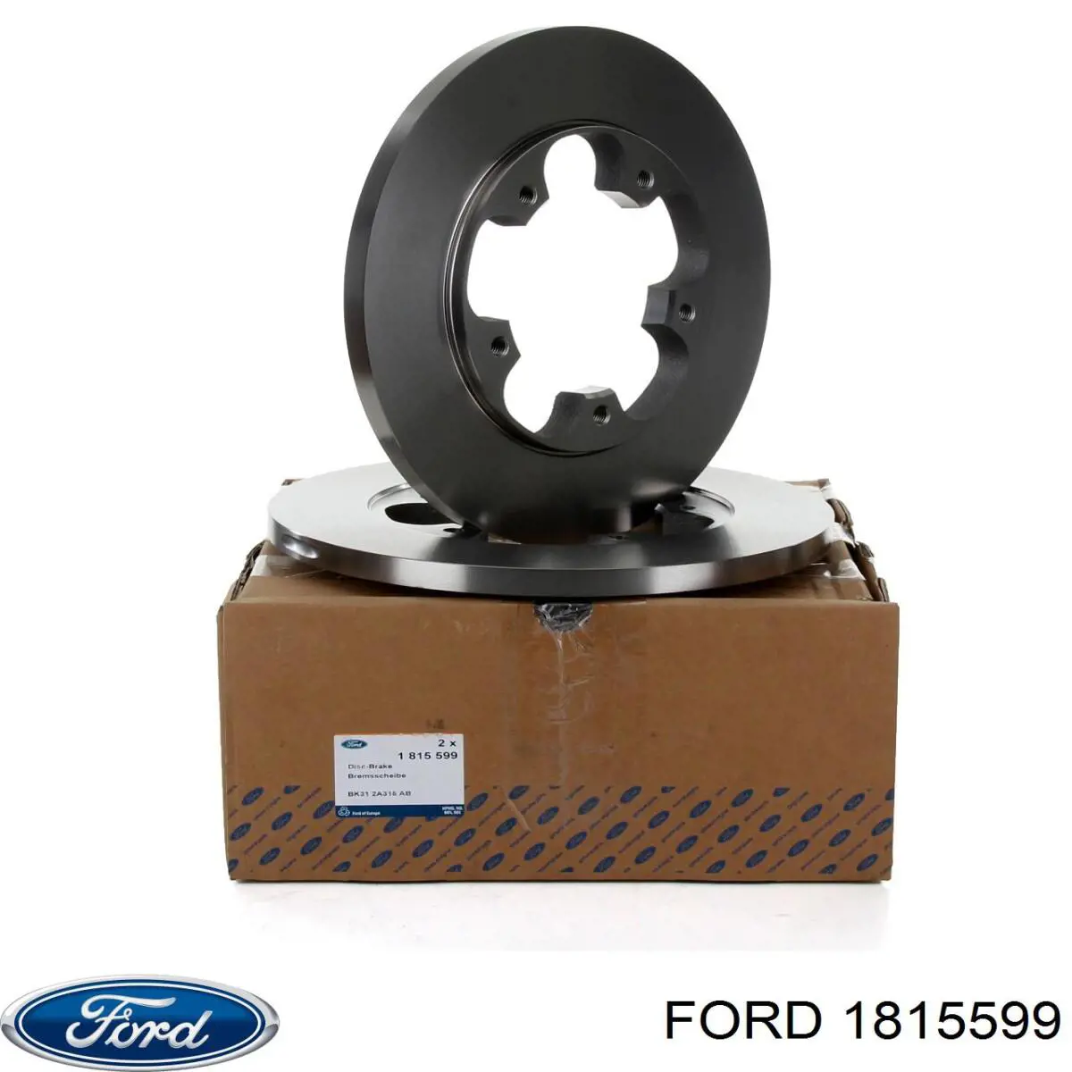 1815599 Ford Tarcza hamulcowa tylna
