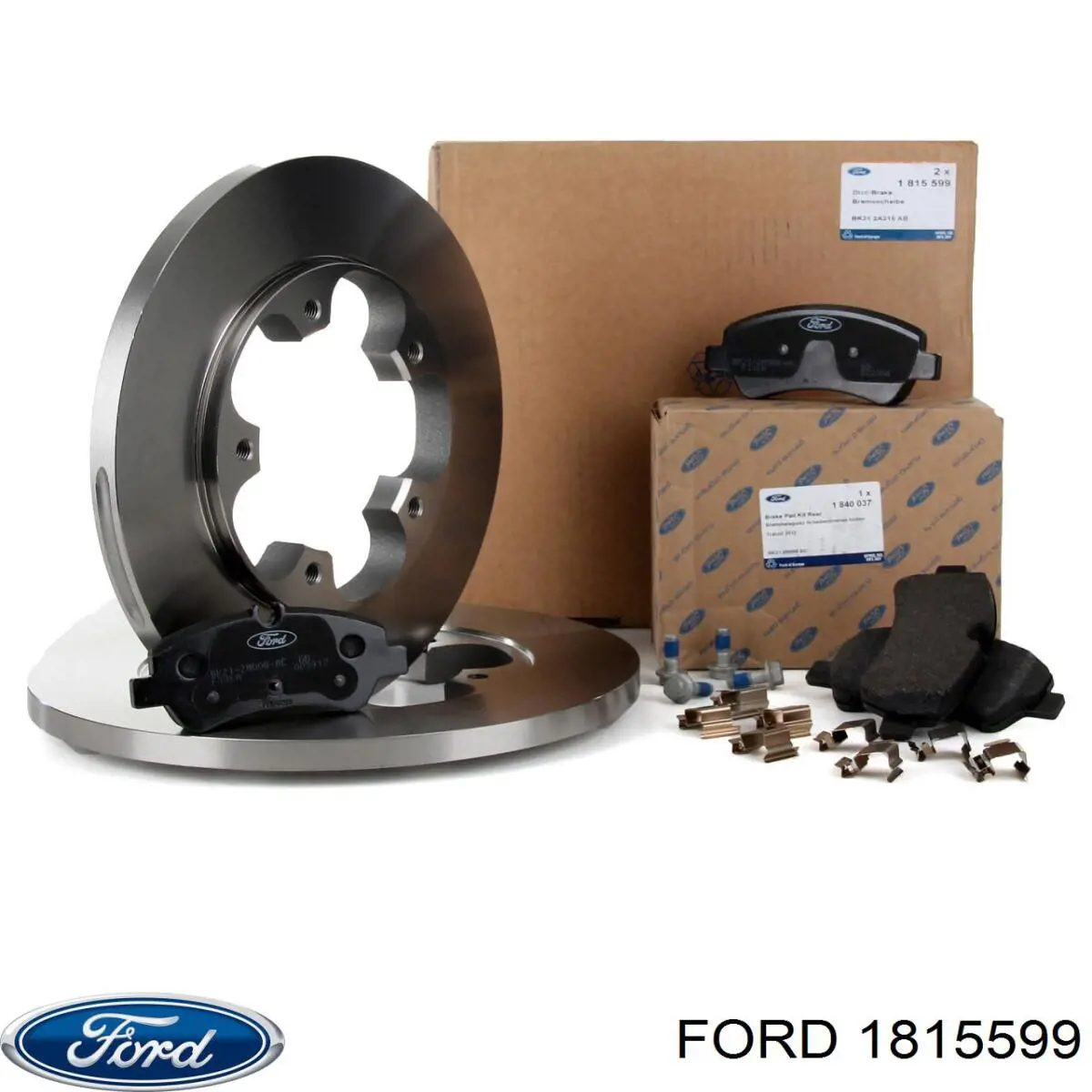 Do koszyka 1815599 Ford Tarcza hamulcowa tylna