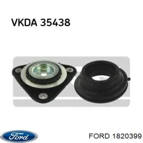 Do koszyka 1820399 Ford Poduszka amortyzatora przedniego