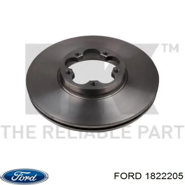 Tarcza hamulcowa przednia Ford 1822205 cena, od 65,60 USD