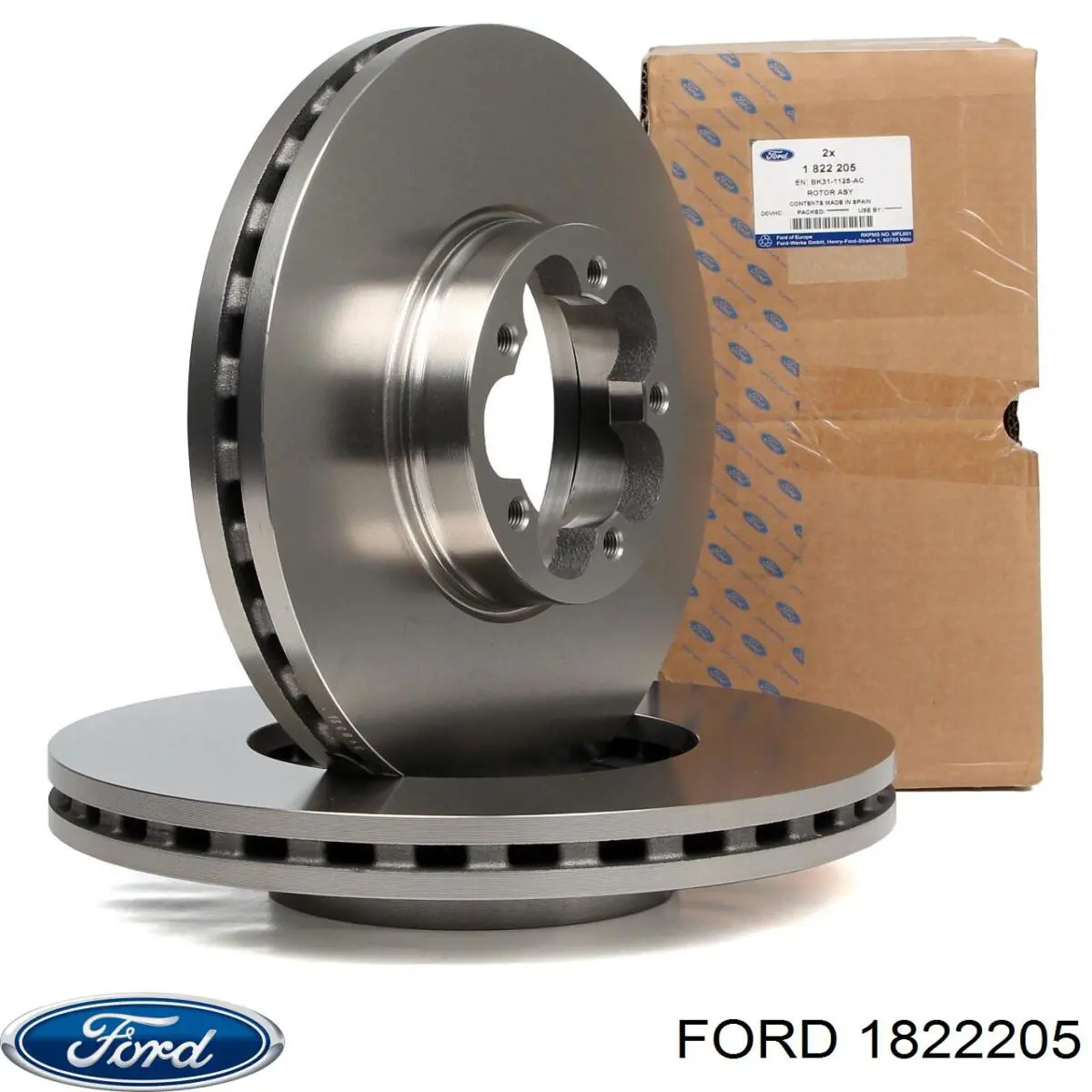 1822205 Ford Tarcza hamulcowa przednia