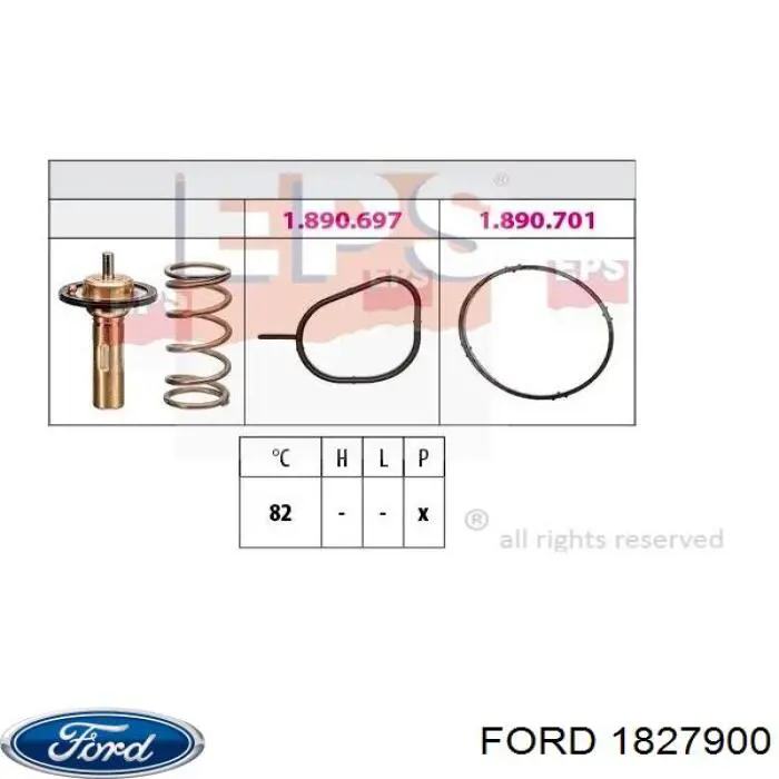1827900 Ford Obudowa termostatu