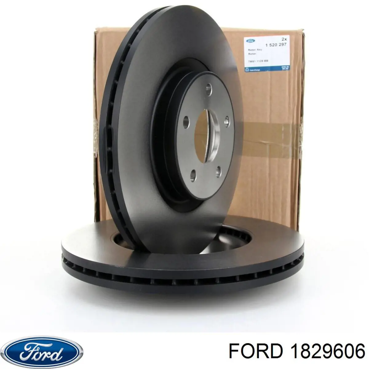 Do koszyka 1829606 Ford Tarcza hamulcowa przednia