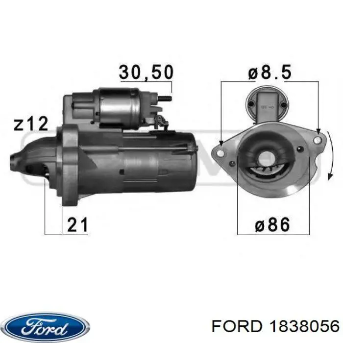 1838056 Ford Rozrusznik