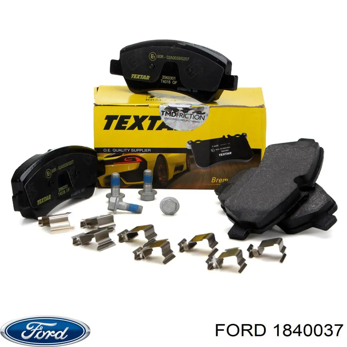 Okładziny (klocki) do hamulców tarczowych tylne Ford 1840037 cena, od 26,22 USD