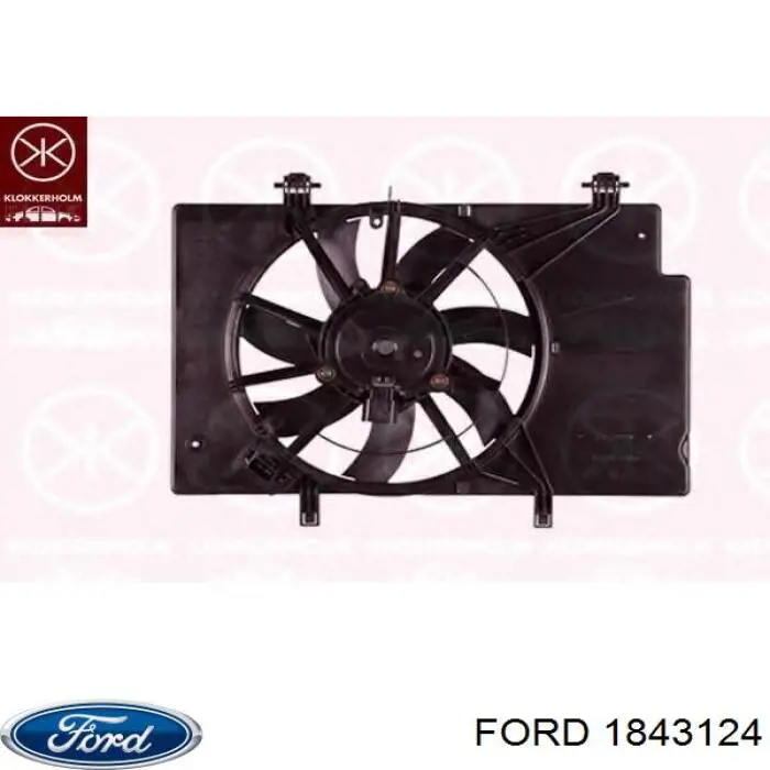 Dyfuzor chłodnicy, w komplecie z silnikiem i wirnikiem Ford 1843124 cena, od 78,80 USD