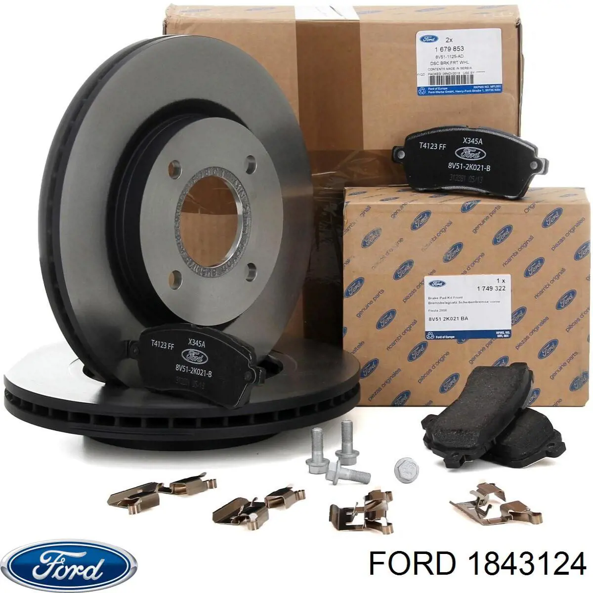 Do koszyka 1843124 Ford Dyfuzor chłodnicy, w komplecie z silnikiem i wirnikiem