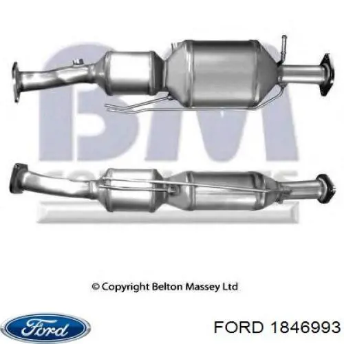 1846993 Ford Filtr cząstek stałych układu wydechowego