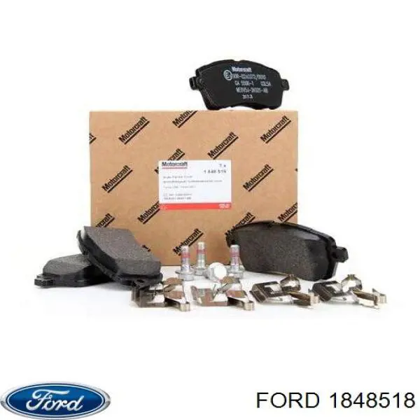 Klocki hamulcowe przednie tarczowe Ford 1848518 cena, od 18,80 USD