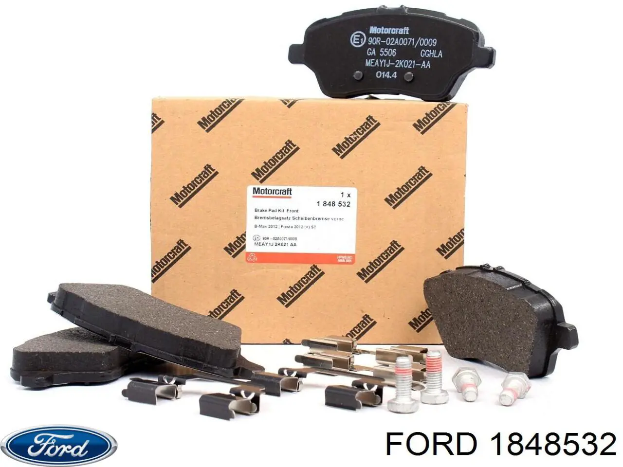 Klocki hamulcowe przednie tarczowe Ford 1848532 cena, od 26,54 USD