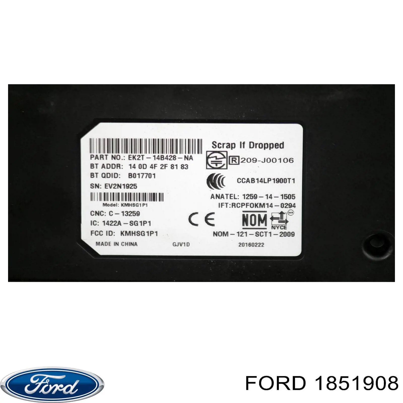 Do koszyka BK21V23200BB Ford Mechanizm podnoszenia szyby drzwi przednich prawych