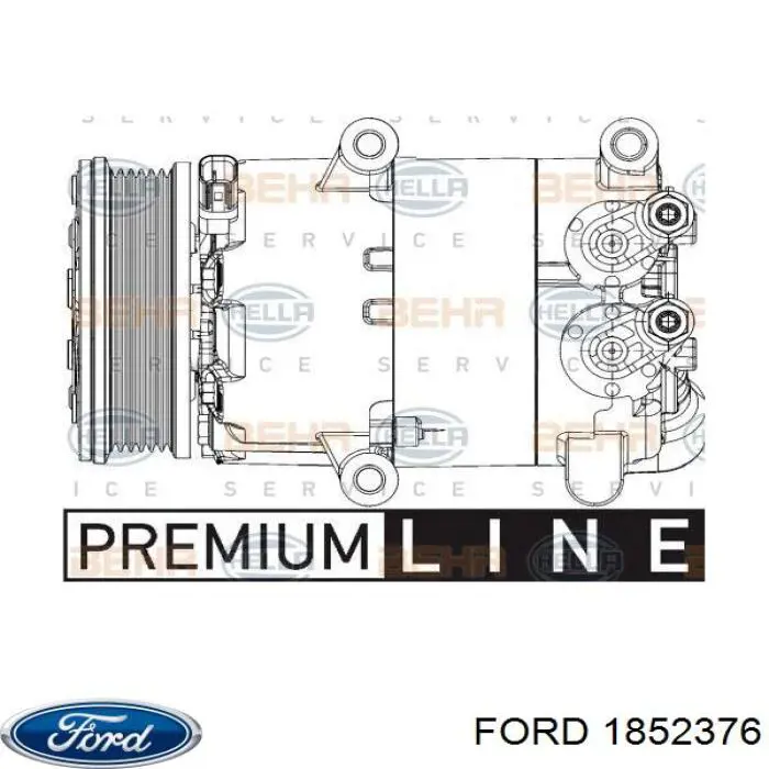1852376 Ford Sprężarka klimatyzacji