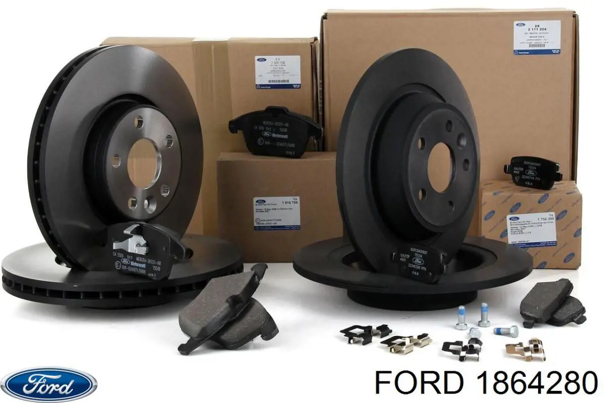 Do koszyka 1864280 Ford Tarcza hamulcowa tylna