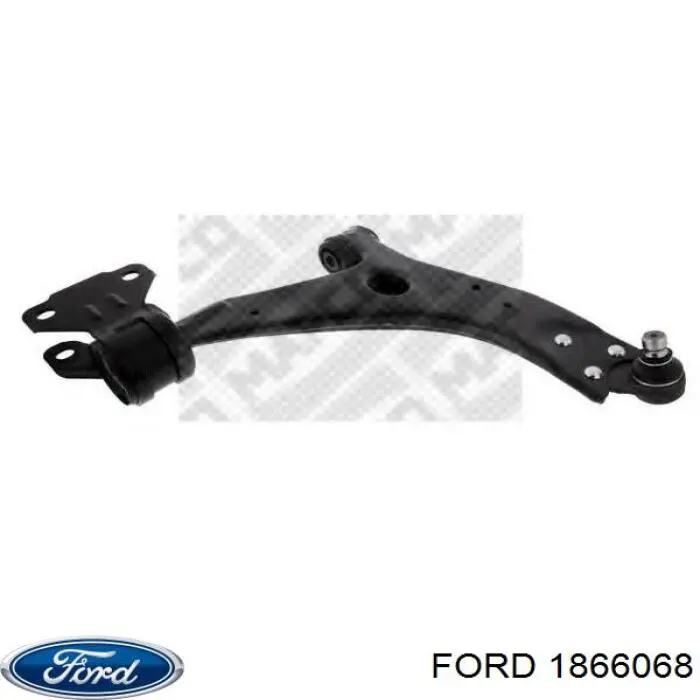 1866068 Ford wahacz zawieszenia przedniego dolny prawy