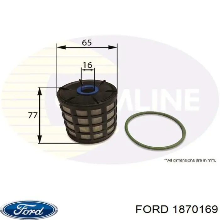 Filtr paliwa 1870169 Ford