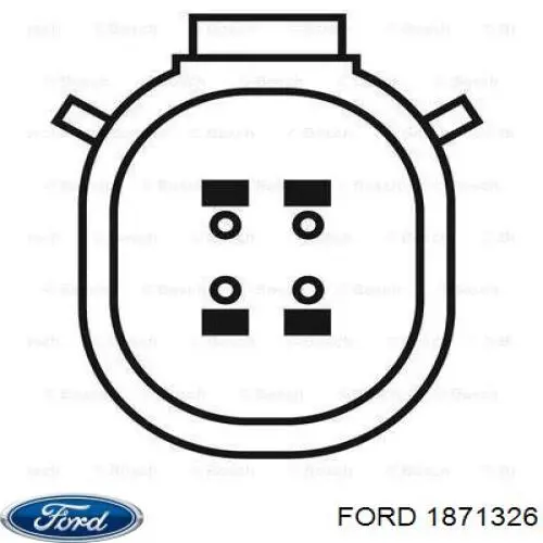Do koszyka 1871326 Ford Sonda lambda czujnik tlenu po katalizatorze