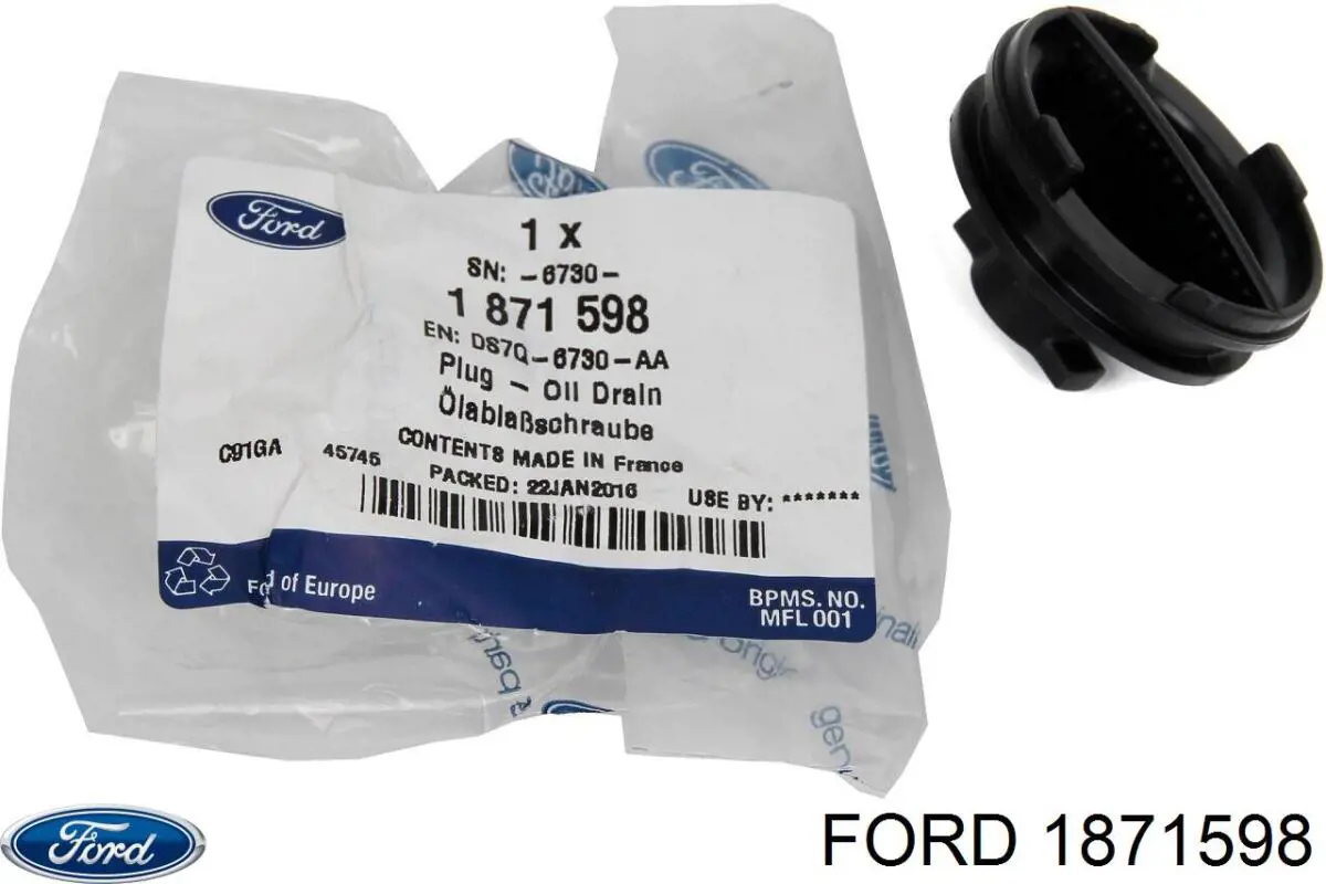 Korek miski olejowej silnika Ford 1871598 cena, od 7,15 USD