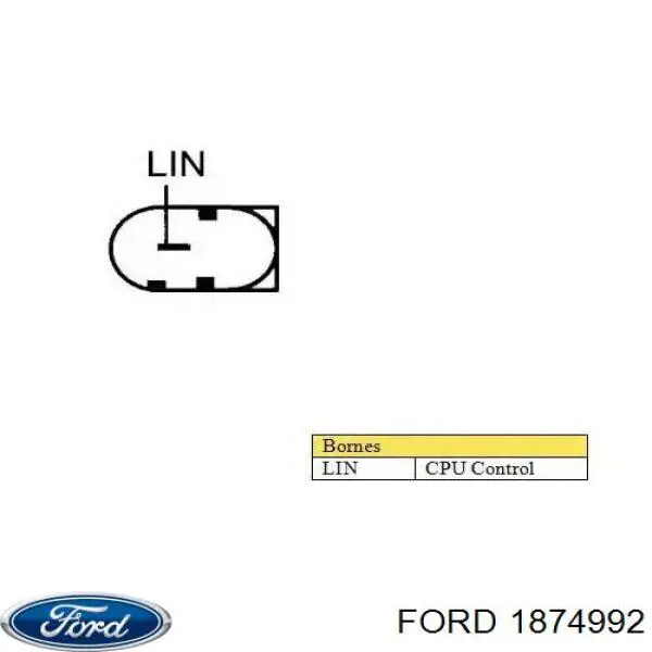 Alternator Ford 1874992 cena, od 230,45 USD