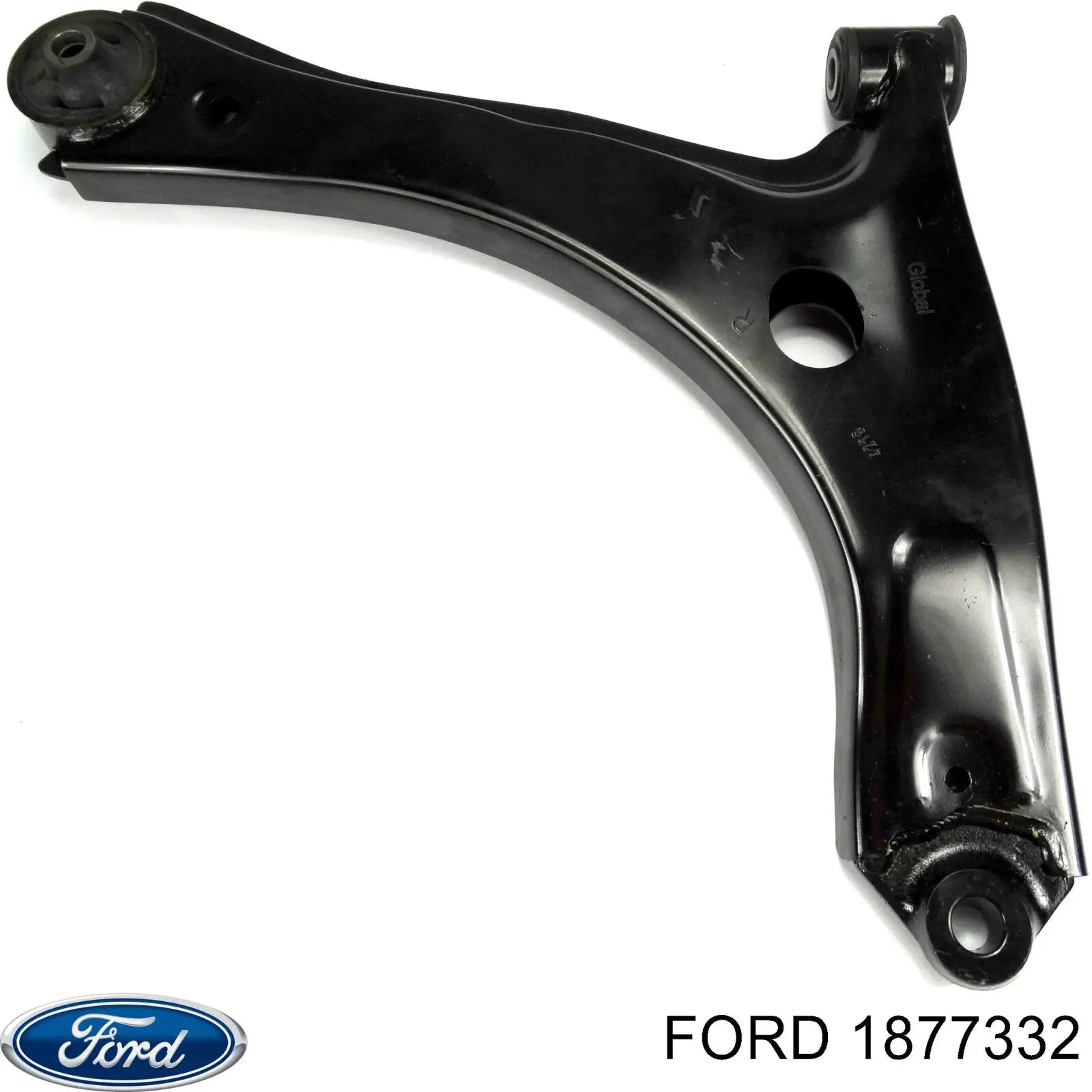 1877332 Ford Wahacz zawieszenia przedniego dolny prawy