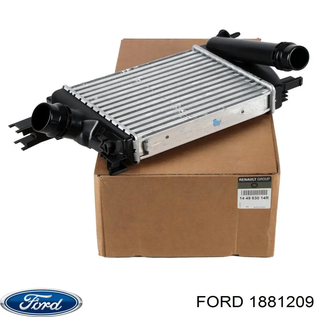 Do koszyka 1881209 Ford Chłodnica intercoolera